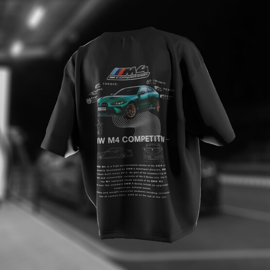 koszulka BMW M4 czarna
