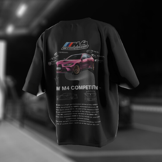 koszulka BMW M4 czarna